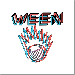 Ween 3 Dimensional Boognish Posters and Art